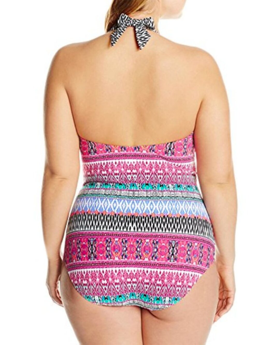 Kenneth Cole Women's Swimsuit Riviera High Neck One Piece Tummy Control Size 1X - Picture 3 of 7